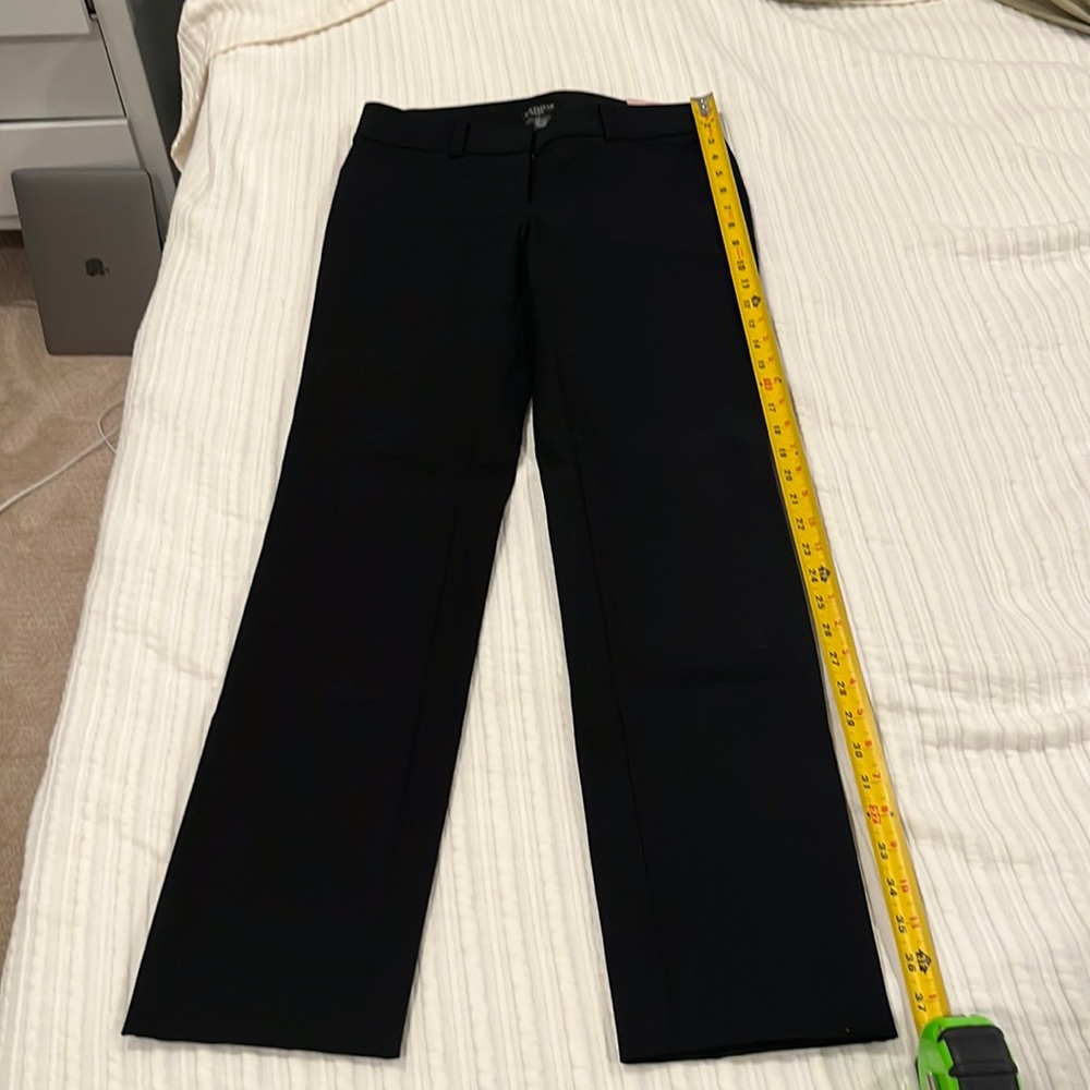 Black Ann Taylor straight leg work pant NWT